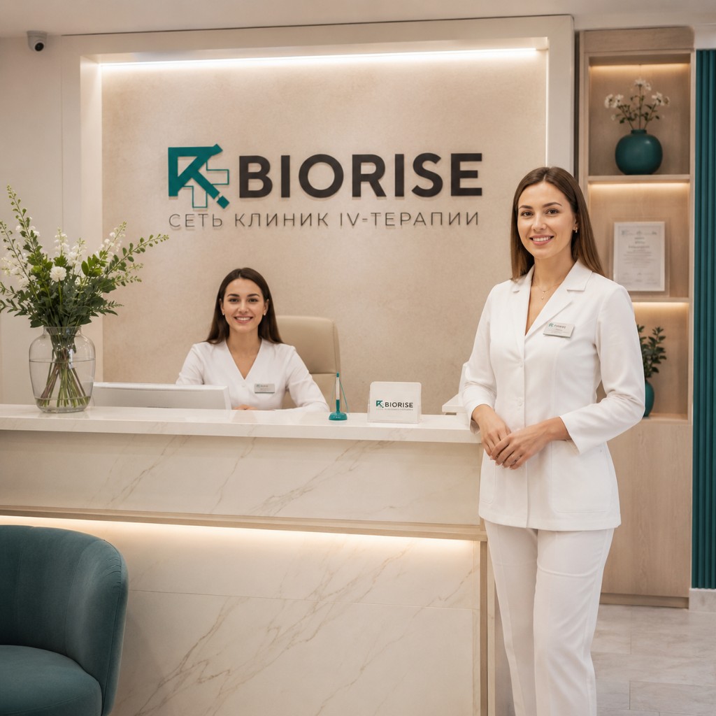 Ресепшен медицинского центра BIORISE