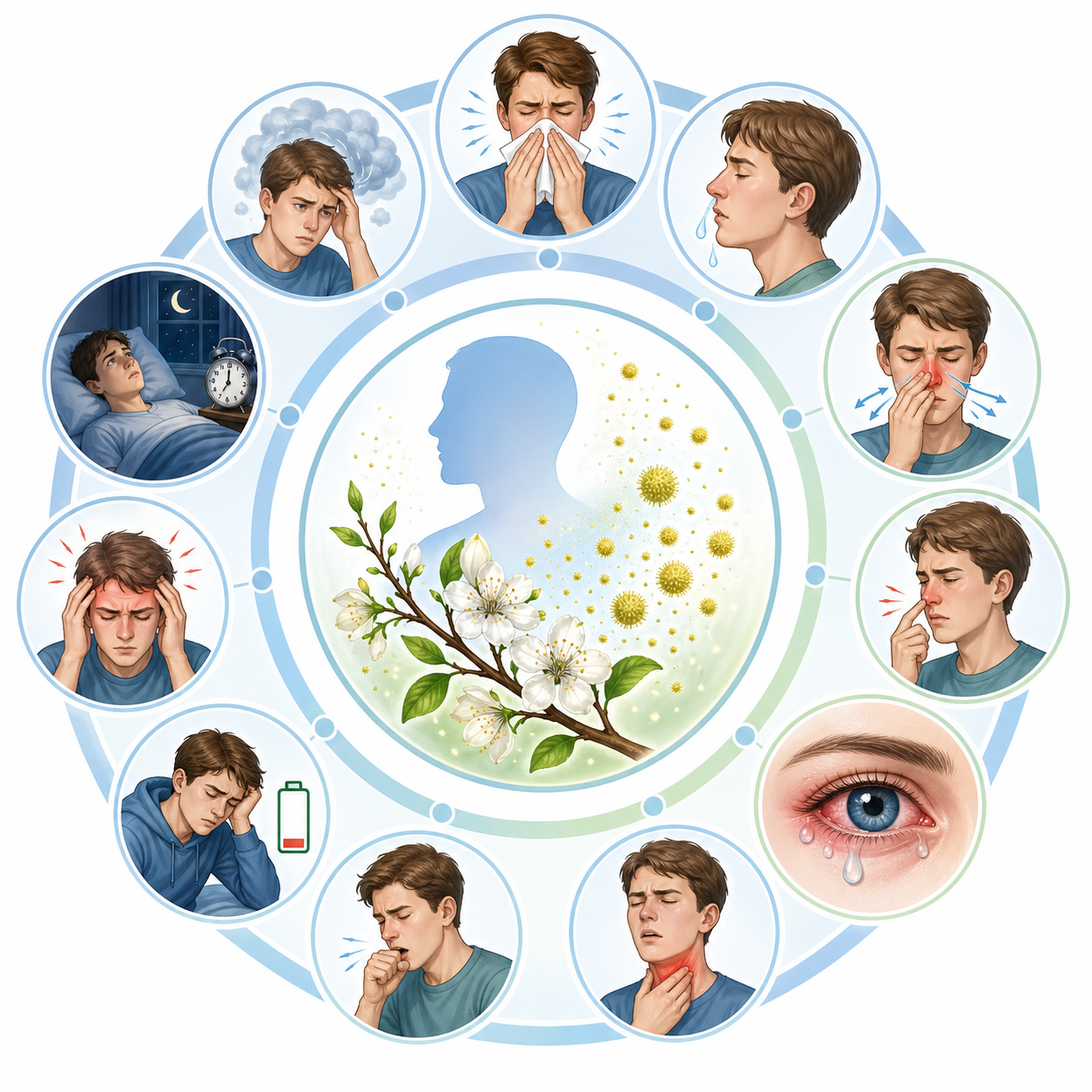 Поллиноз симптомы