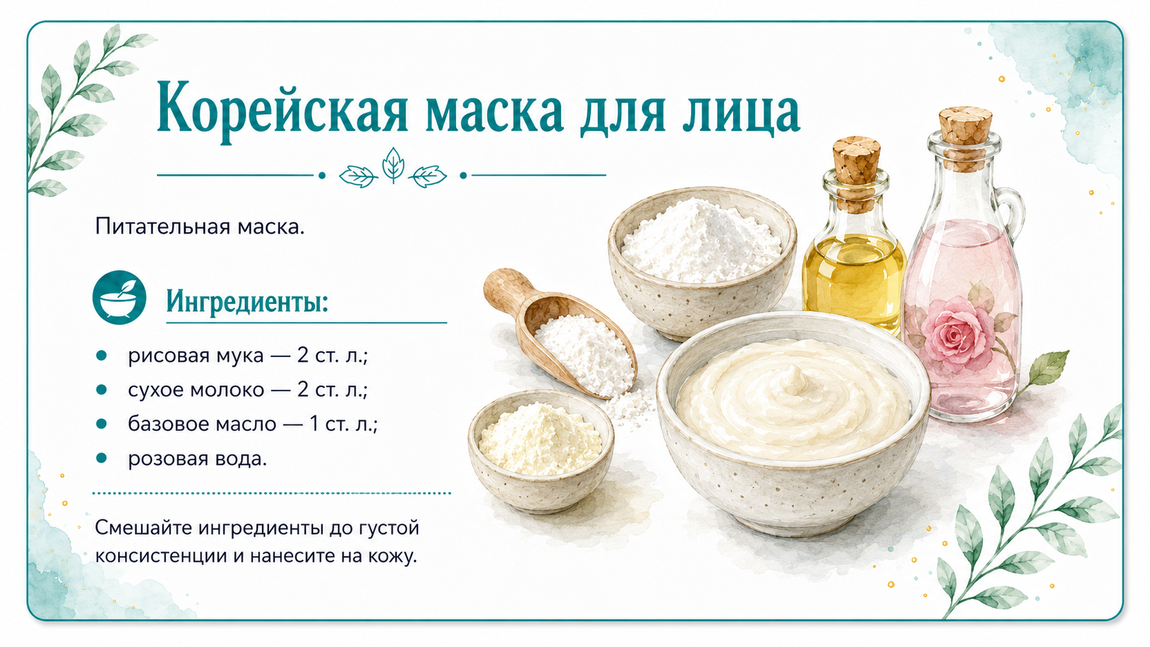 Маска Корейская