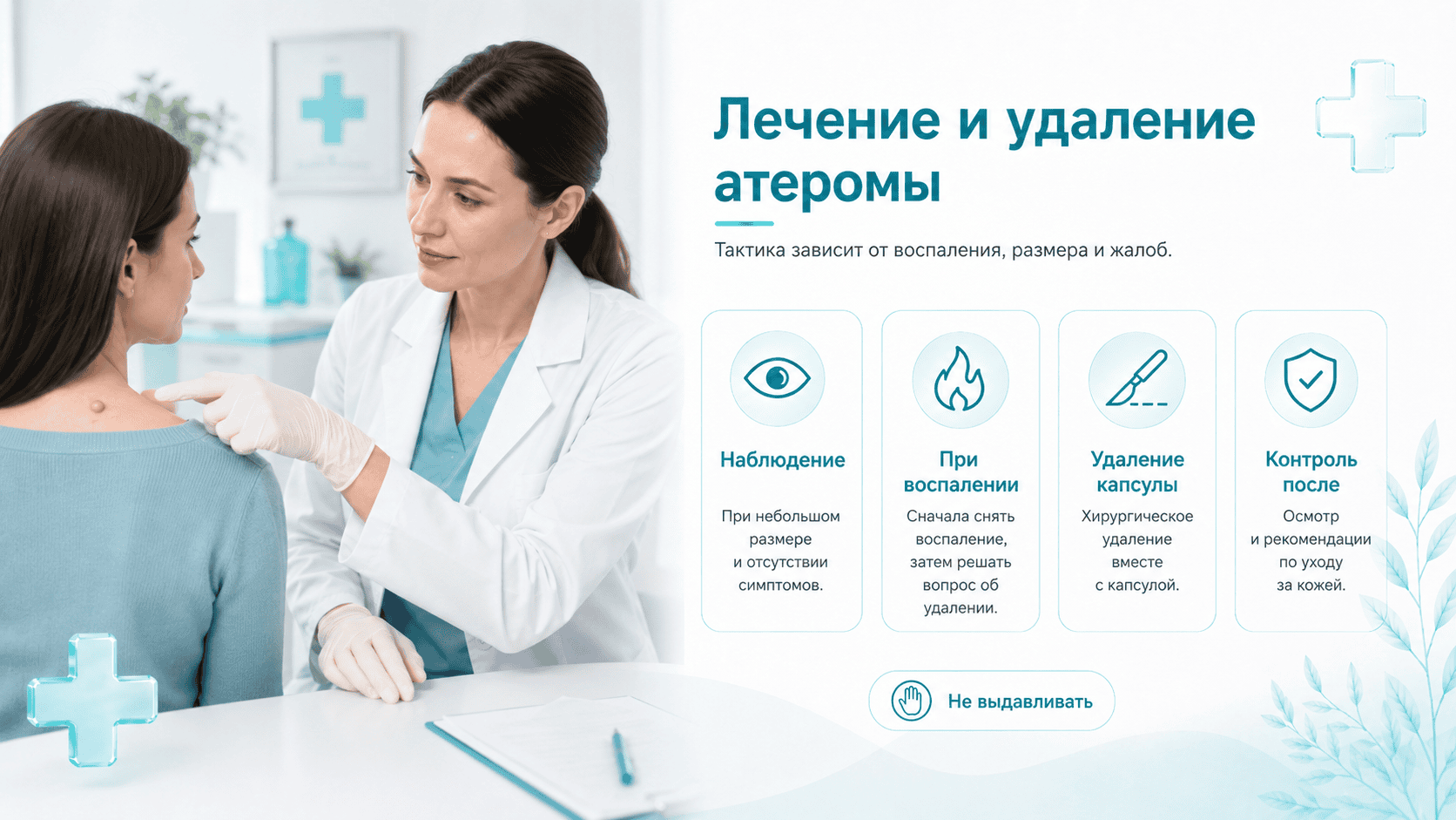 Методы удаления атеромы