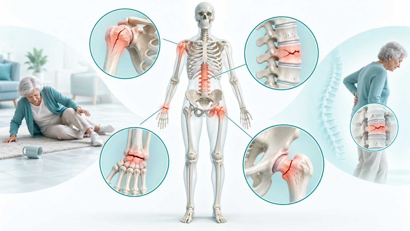 osteoporoz simptomy