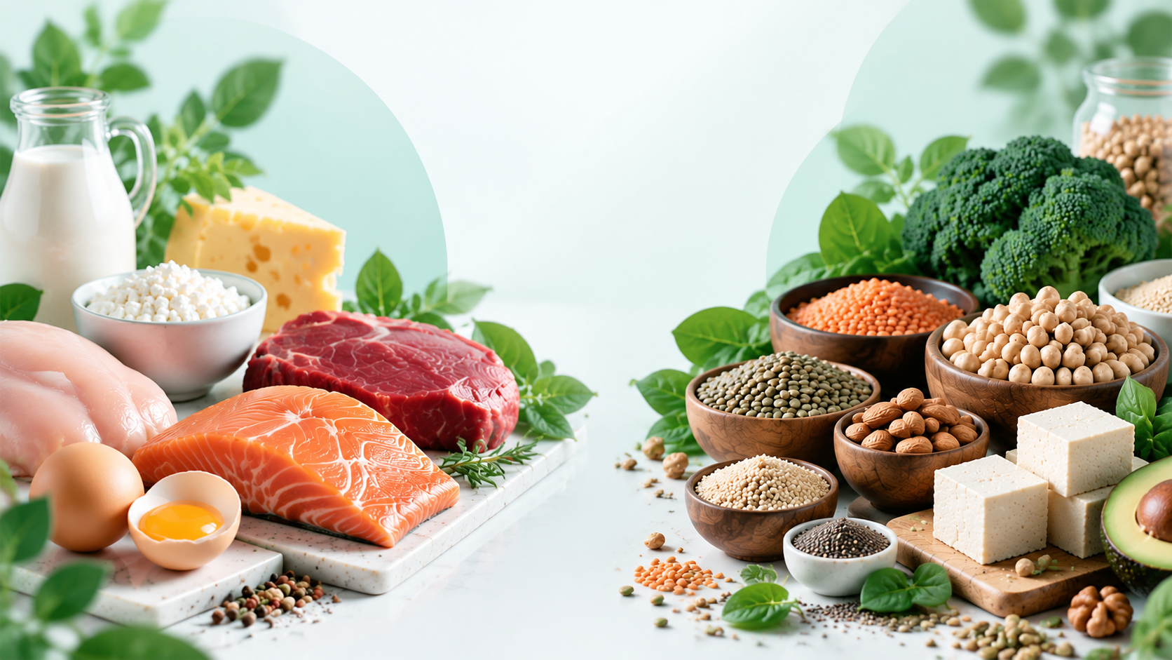 Топ-20 продуктов, богатых белком